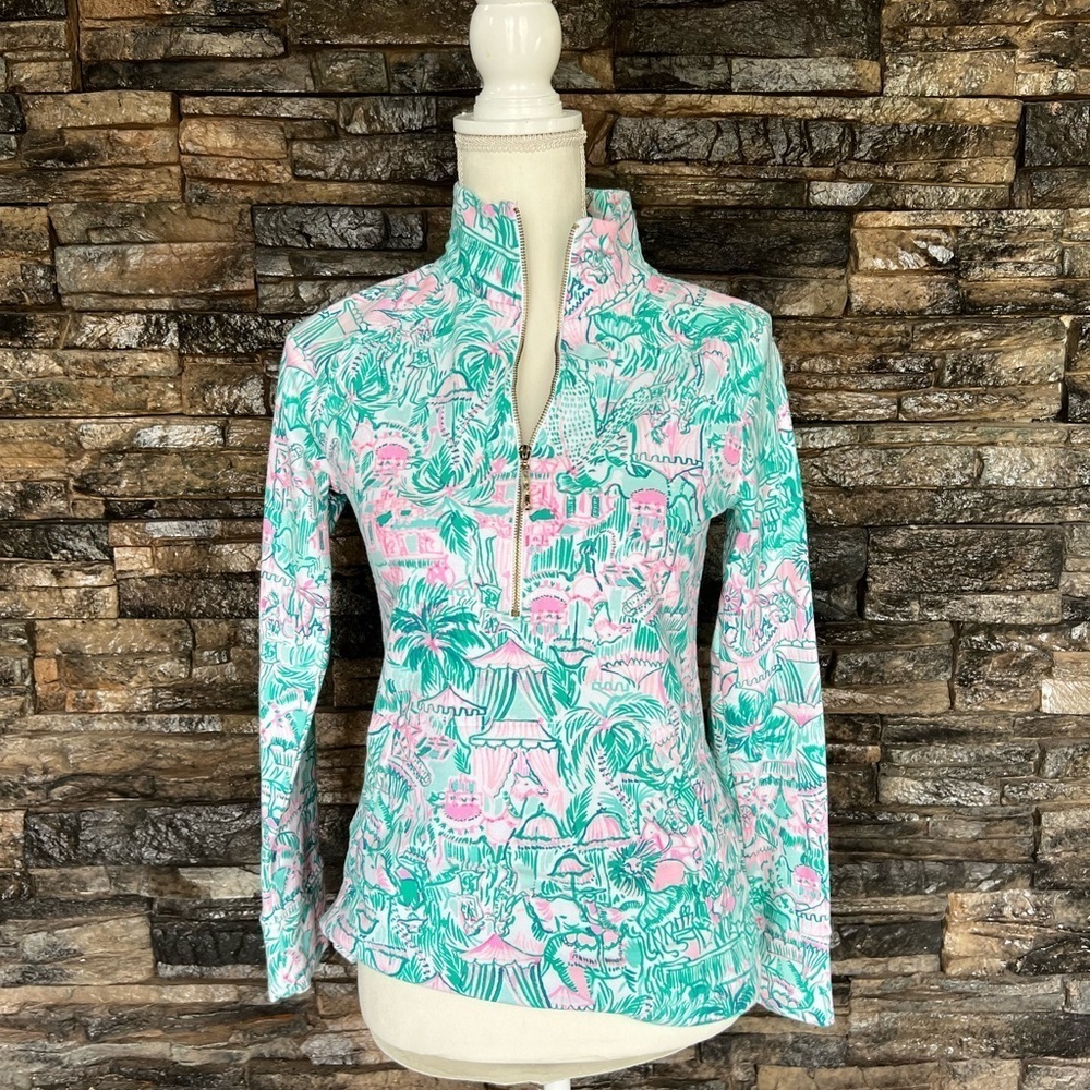 Lilly Pulitzer Pastel Pink and Blue Top